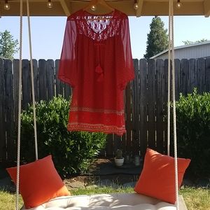 Boho mini dress